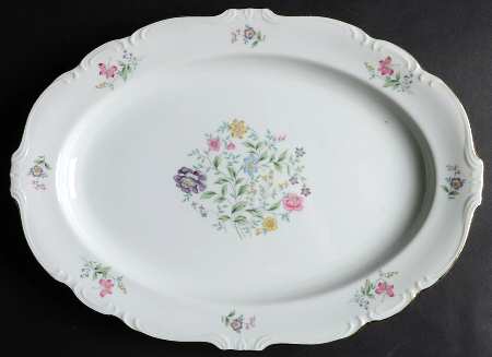 Spring Time 16" Oval Serving Platter