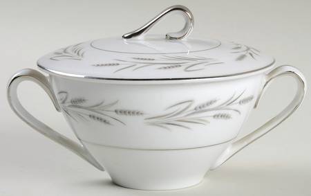 Sterling Wheat Sugar Bowl & Lid