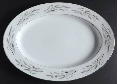 Sterling Wheat 12" Oval Serving Platter