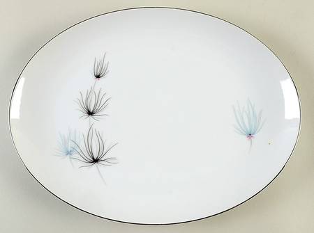Thistle 12" Oval Serving Platter