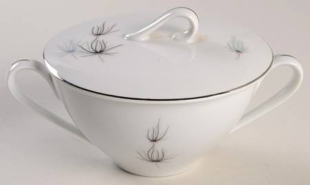 Thistle Sugar Bowl & Lid