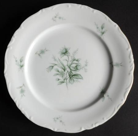 Jade Rose Salad Plate
