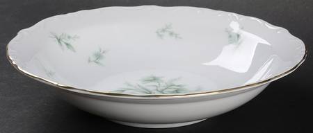 Jade Rose Rim Soup Bowl
