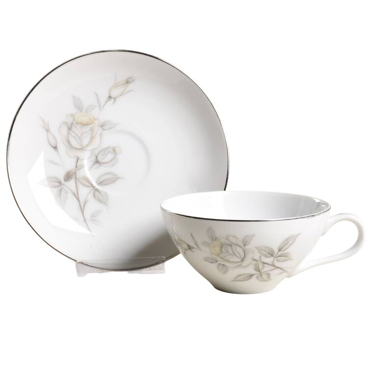 Velour Flat Cup & Saucer Set