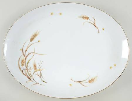Wheat 16" Oval Serving Platter