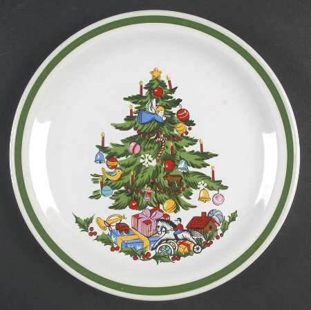 Noel Salad Plate