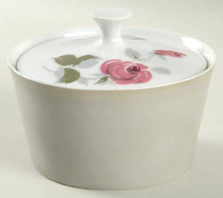 Cashmere Rose Sugar Bowl & Lid