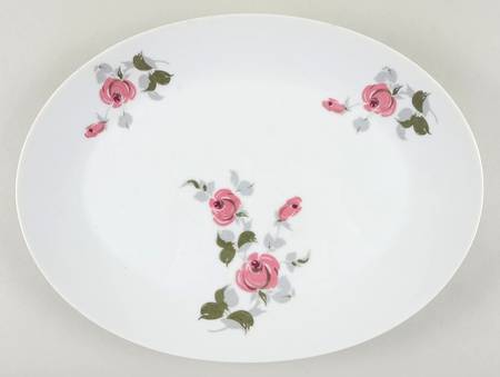 Cashmere Rose 14" Oval Serving Platter