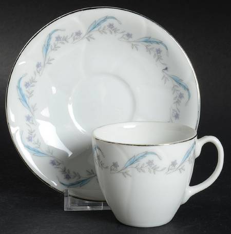 YAM68 (Coupe) Flat Demitasse Cup & Saucer Set