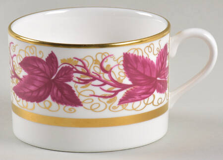 Hampton Court Burgundy Flat Cup
