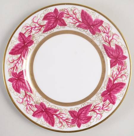 Hampton Court Burgundy Bread & Butter Plate