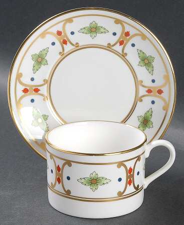 Giralda Flat Cup & Saucer Set