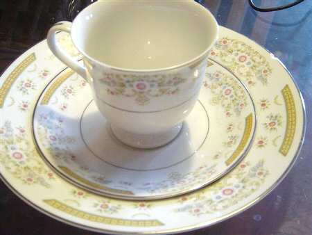 Coronet Footed Cup & Saucer Set