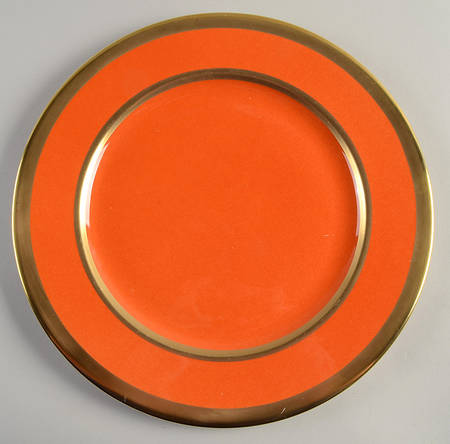 Avington Orange Service Plate (Charger)