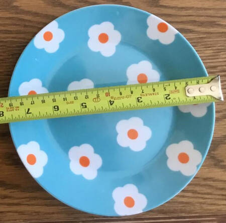 Daisy Salad/Dessert Plate