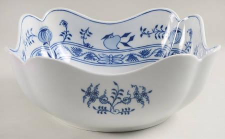 Blue Onion 9" Square Salad Serving Bowl