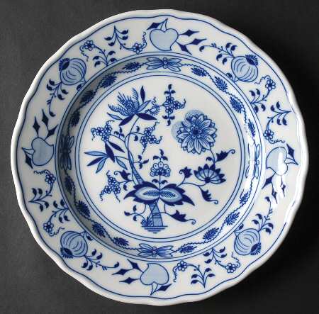 Blue Onion Salad Plate