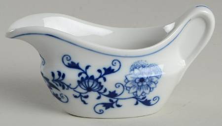 Blue Onion Individual Gravy Boat by Zwiebelmuster
