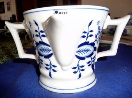 Blue Onion Sauce Boat No Lid