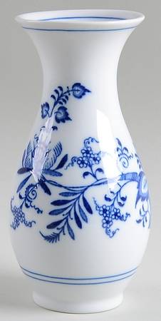 Blue Onion 6" Vase