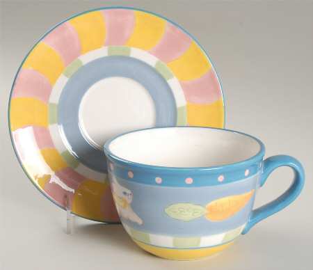 Cotton Tail Breakfast Cup & Saucer Set