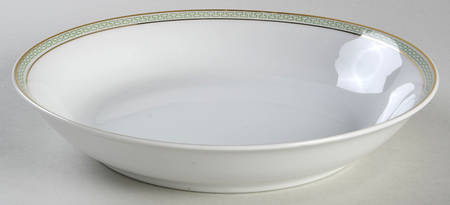 Athens (Green Key) Coupe Soup Bowl