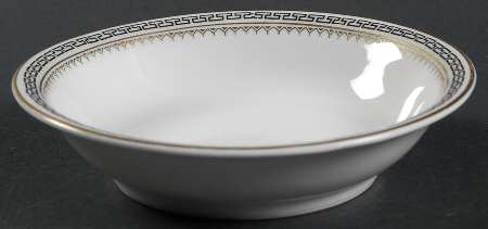 Athens (Black Key) Fruit/Dessert (Sauce) Bowl