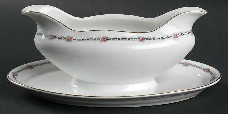 ZSC27 Gravy Boat with Attached Underplate