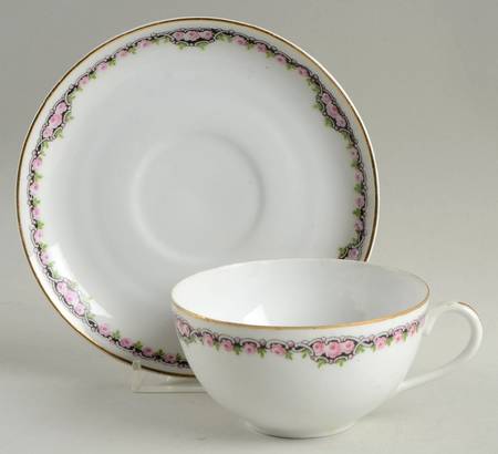 SCR34 Flat Cup & Saucer Set