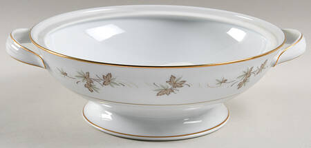 Autumn Gold Round Vegetable No Lid