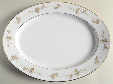 Autumn Gold 13" Oval Serving Platter