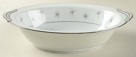 Celestial 10" Oval Vegetable Bowl