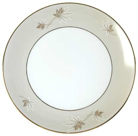 Frosted Leaves Bread & Butter Plate