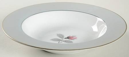 Graceful Beauty Rim Soup Bowl