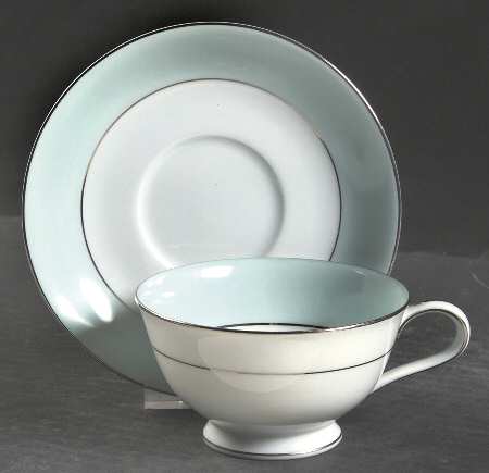 Serenity Footed Cup & Saucer Set