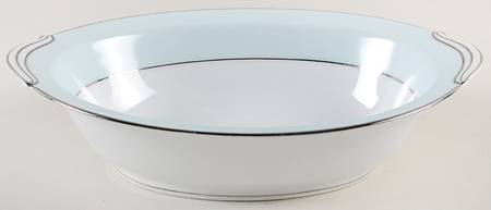 Serenity 10" Oval Vegetable Bowl