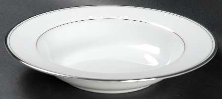 Silver Ecstasy Rim Soup Bowl