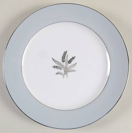 Silver Wheat Salad Plate