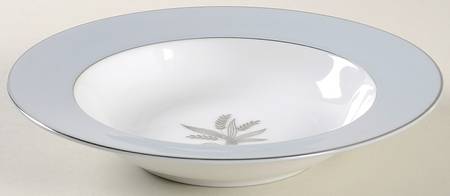 Silver Wheat Rim Soup Bowl