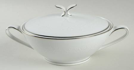 Snow Flower Sugar Bowl & Lid