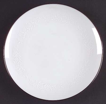 Snow Flower Bread & Butter Plate