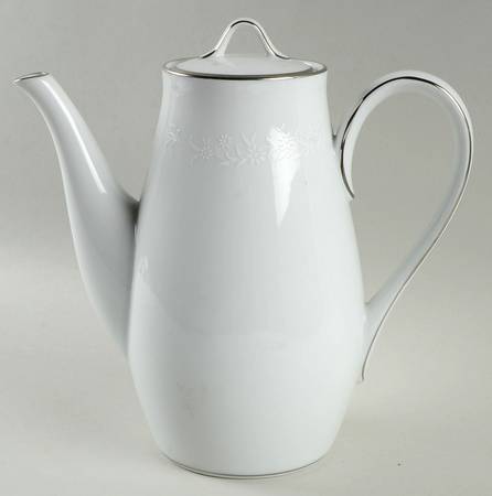 Snow Flower Coffee Pot & Lid