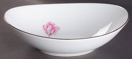 Zylstra Rose (Coupe, Japan) 10" Oval Vegetable Bowl