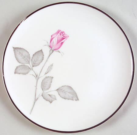 Zylstra Rose (Coupe, USA, Cream) Bread & Butter Plate