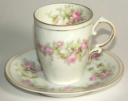 ZSC84 Flat Demitasse Cup & Saucer Set