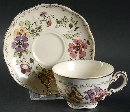 ZSO2 Footed Demitasse Cup & Saucer Set