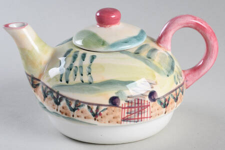 Estate of Mind Teapot for Individual Teapot & Lid with Cup