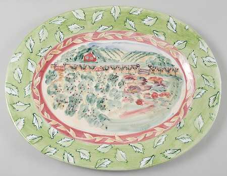 Estate of Mind 18" Oval Serving Platter