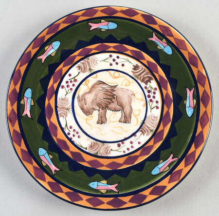 Field & Stream Salad/Dessert Plate