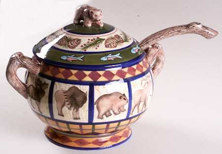 Field & Stream Tureen & Lid w/Ladle